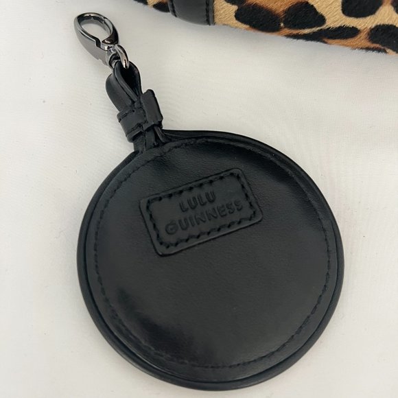 RARE LULU GUINNESS LONDON PONY HAIR LEATHER SATCHEL ORIGINAL DUST BAG - Picture 10 of 10